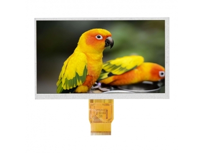 7寸LCD液晶屏 800*480分辨率 短排RGB接口 LCD彩屏液晶模組